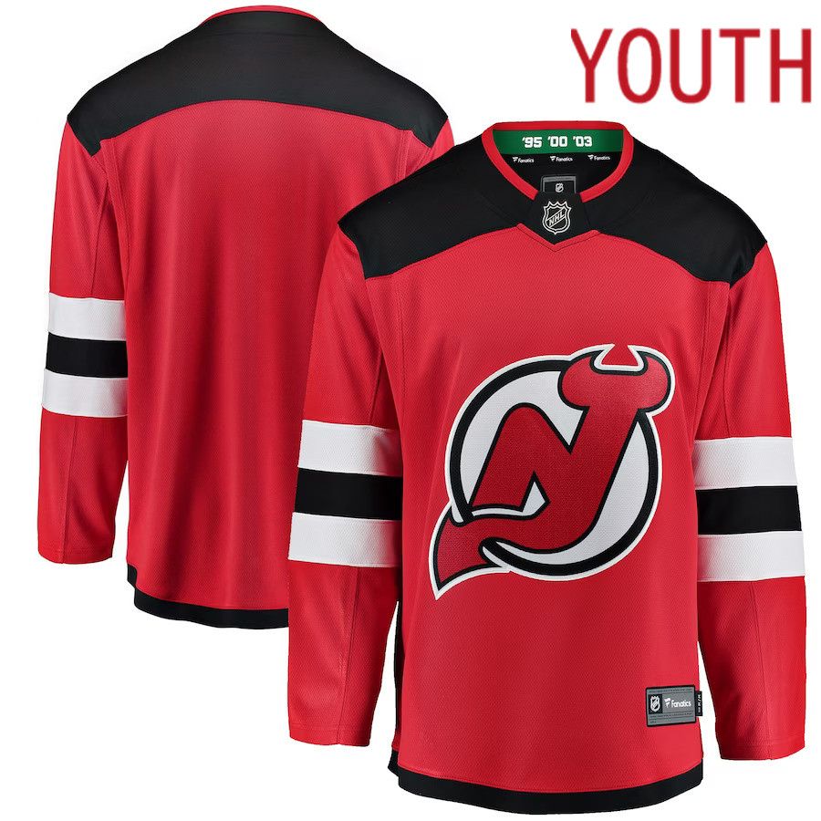 Youth New Jersey Devils Fanatics Branded Red Breakaway Home NHL Jersey